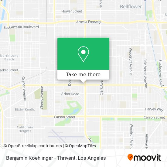 Benjamin Koehlinger - Thrivent map