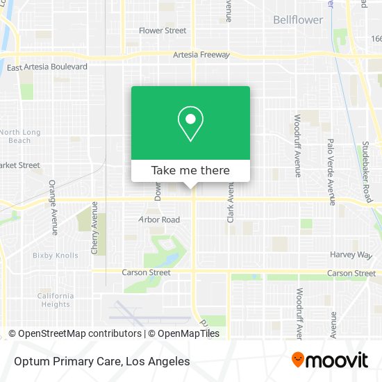 Optum Primary Care map