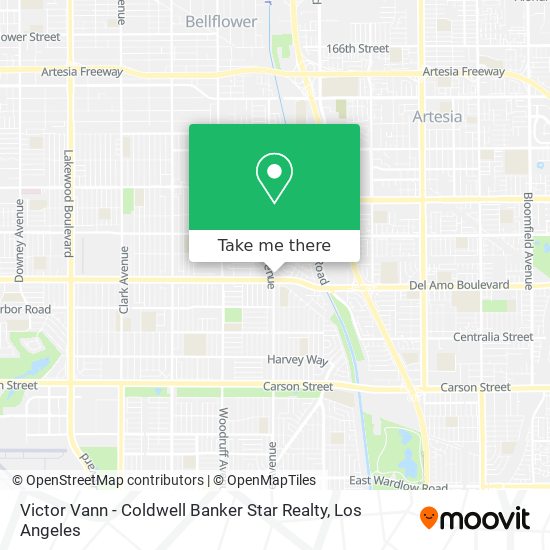 Victor Vann - Coldwell Banker Star Realty map