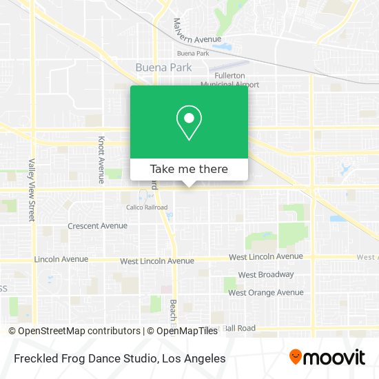 Freckled Frog Dance Studio map