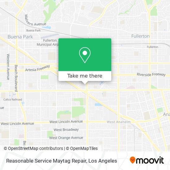 Mapa de Reasonable Service Maytag Repair