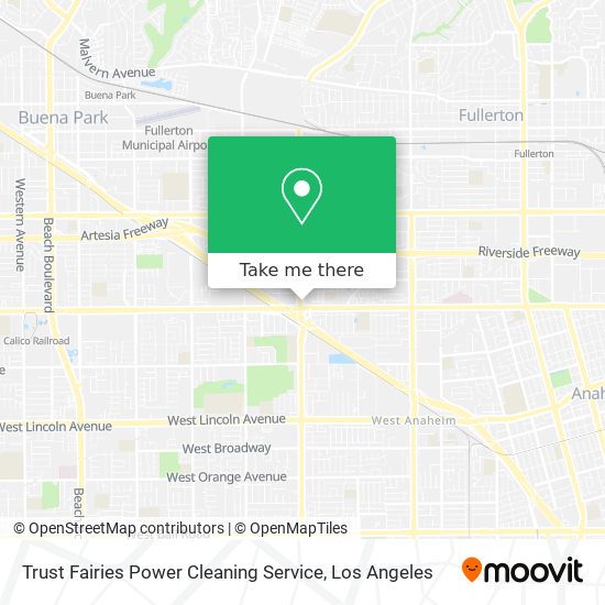 Mapa de Trust Fairies Power Cleaning Service
