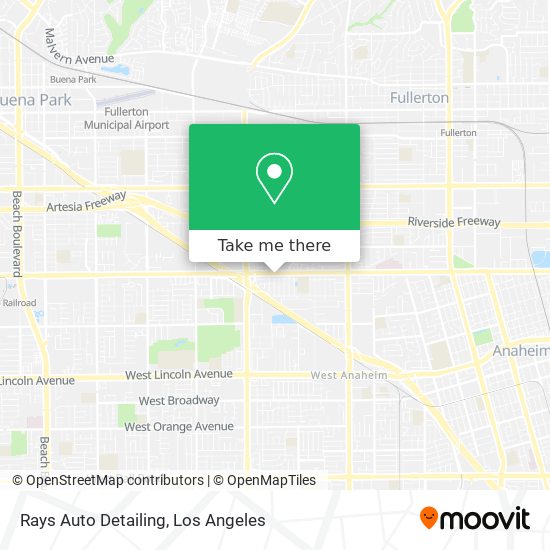 Rays Auto Detailing map