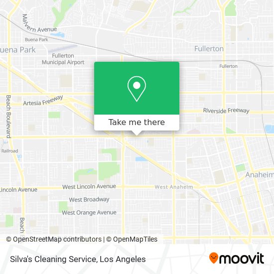 Silva's Cleaning Service map