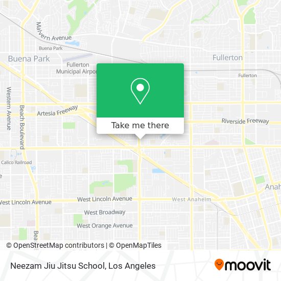 Neezam Jiu Jitsu School map