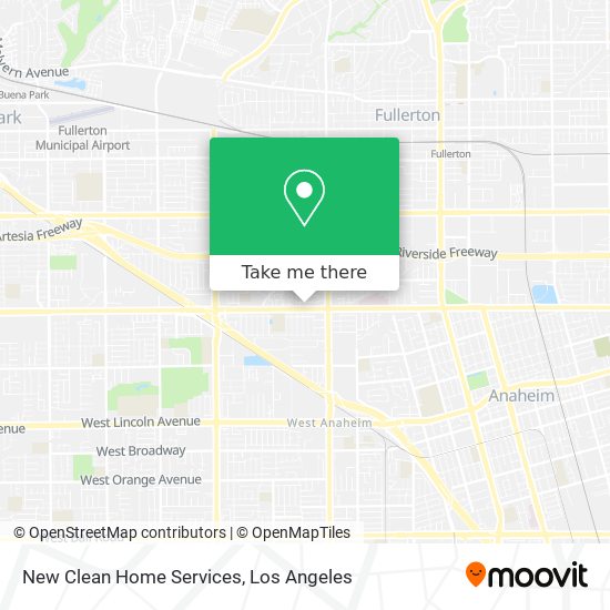 New Clean Home Services map