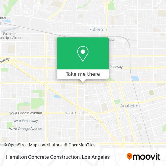 Mapa de Hamilton Concrete Construction