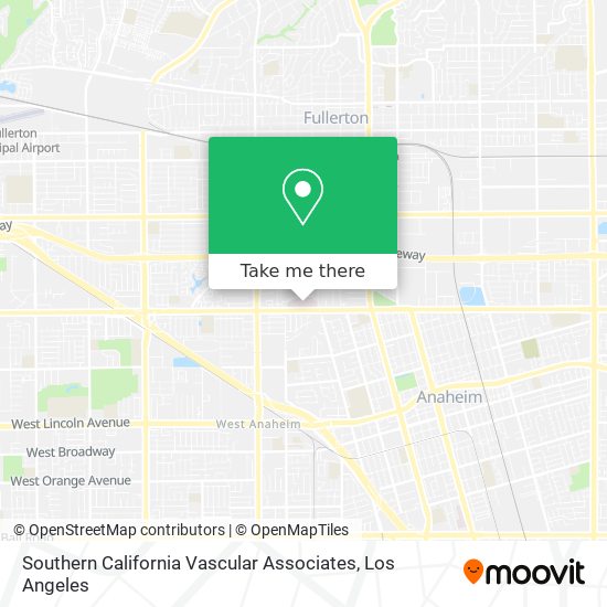 Mapa de Southern California Vascular Associates