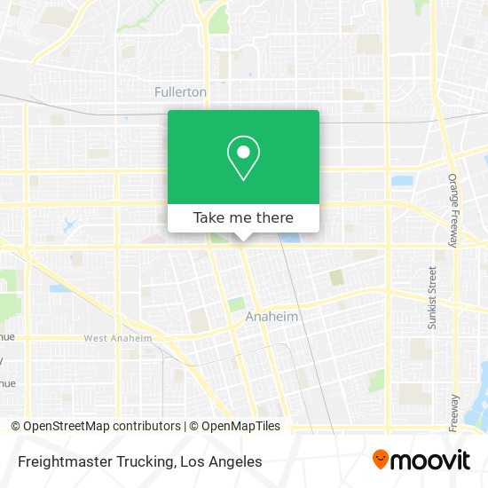 Freightmaster Trucking map