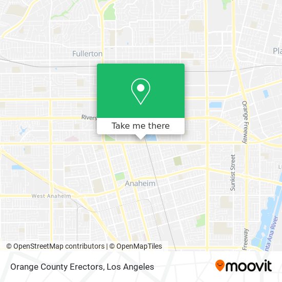 Orange County Erectors map