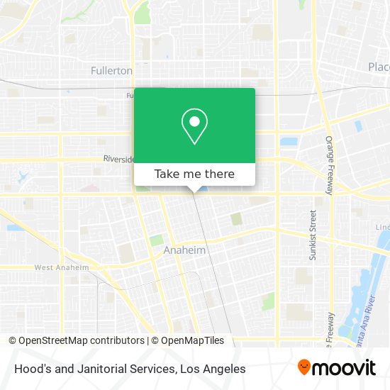 Hood's and Janitorial Services map