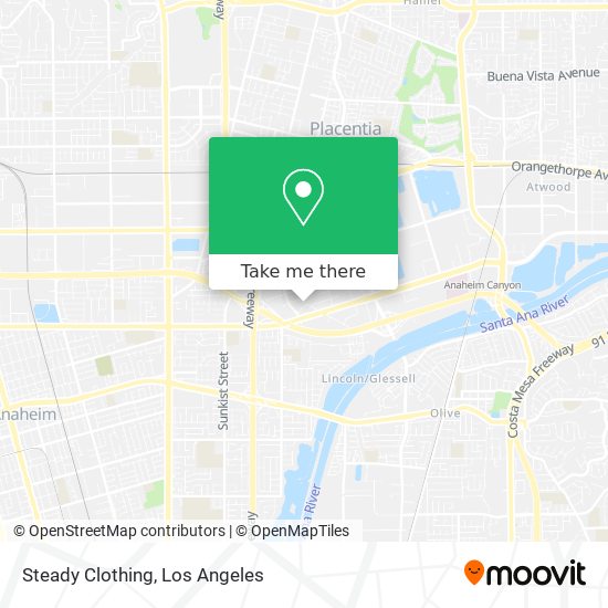 Steady Clothing map