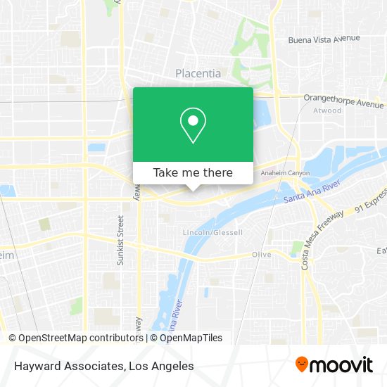 Hayward Associates map