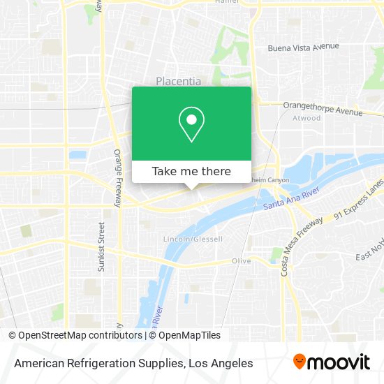 American Refrigeration Supplies map