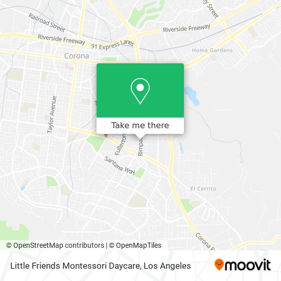 Mapa de Little Friends Montessori Daycare