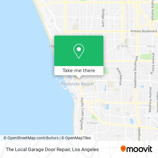 The Local Garage Door Repair map