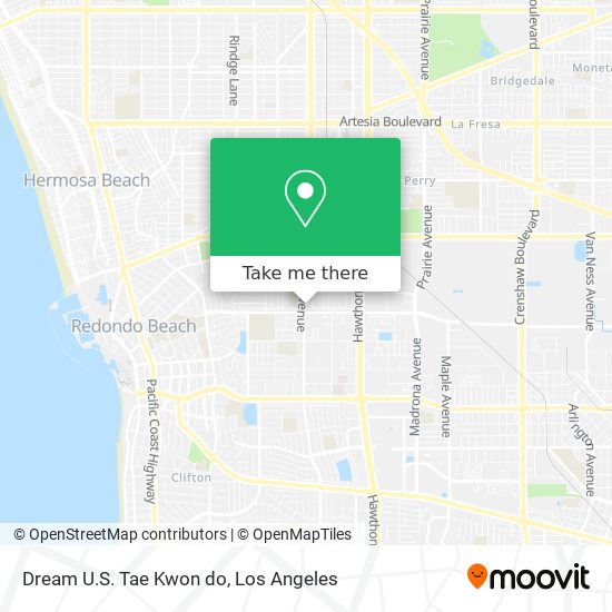 Dream U.S. Tae Kwon do map