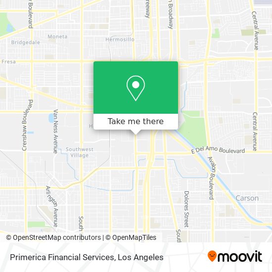 Primerica Financial Services map