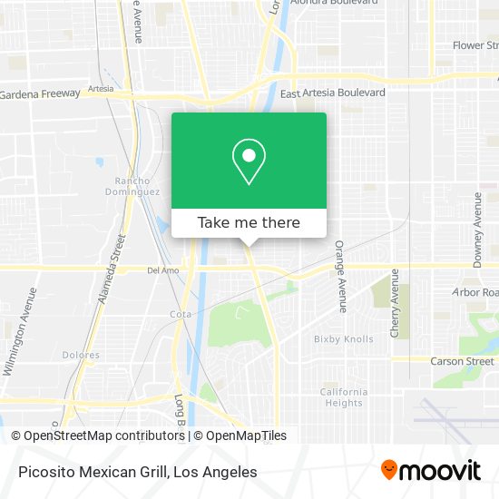 Mapa de Picosito Mexican Grill