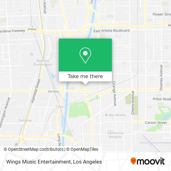 Mapa de Wings Music Entertainment