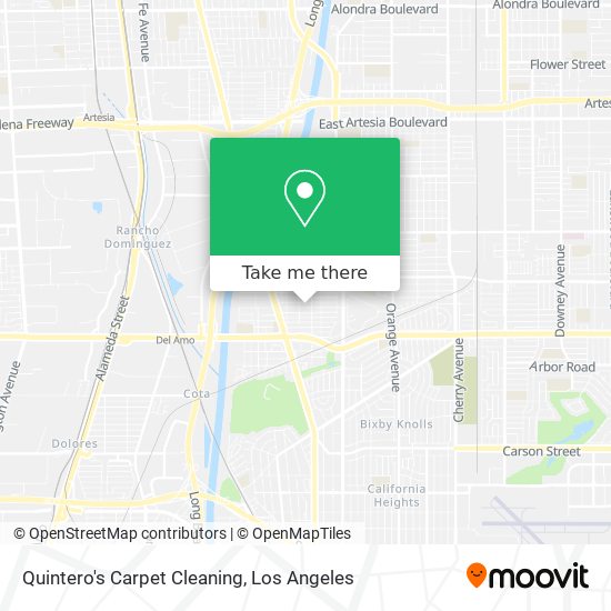 Quintero's Carpet Cleaning map