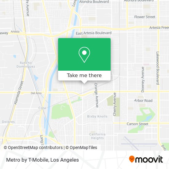 Metro by T-Mobile map