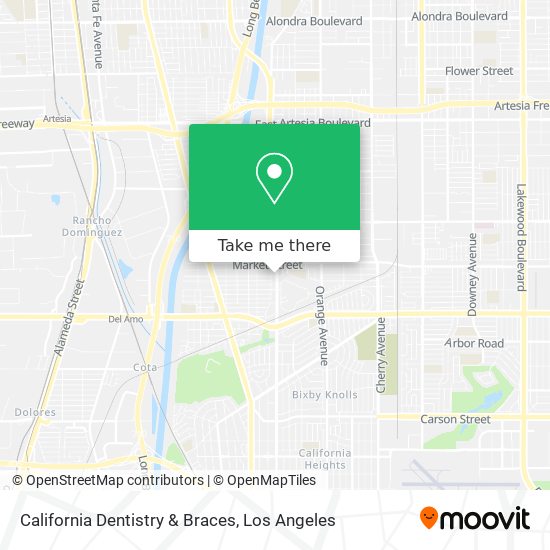 Mapa de California Dentistry & Braces