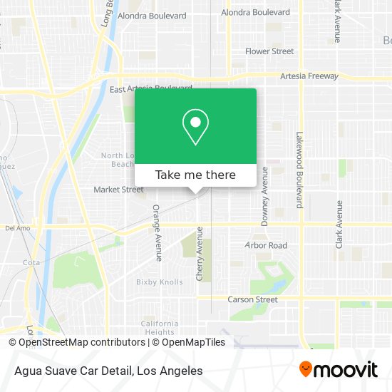 Agua Suave Car Detail map