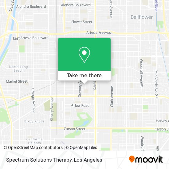 Spectrum Solutions Therapy map