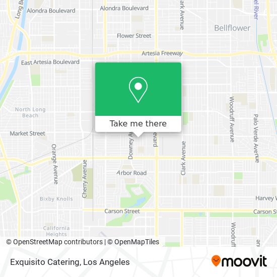 Exquisito Catering map