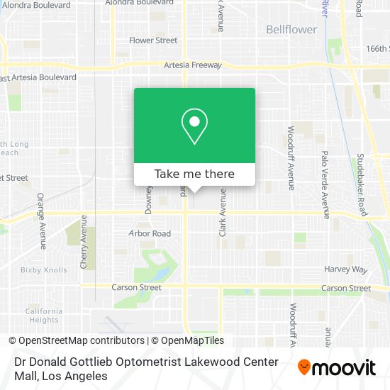 Dr Donald Gottlieb Optometrist Lakewood Center Mall map