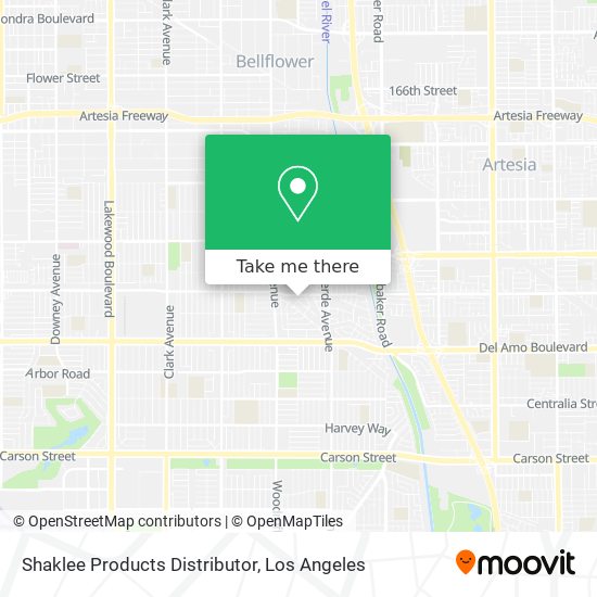 Shaklee Products Distributor map