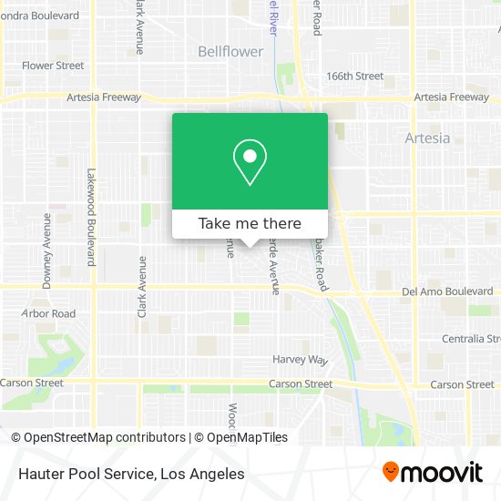 Hauter Pool Service map
