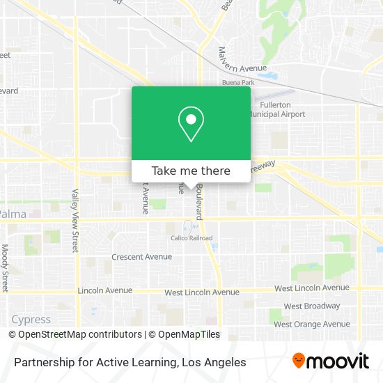 Partnership for Active Learning map