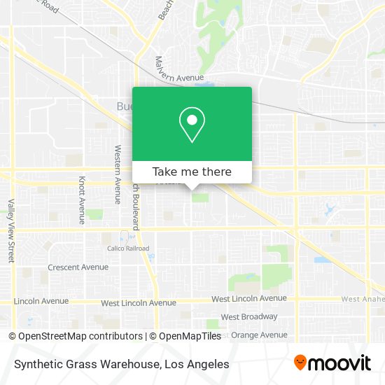 Synthetic Grass Warehouse map