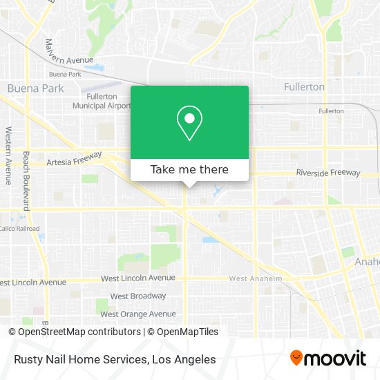 Rusty Nail Home Services map