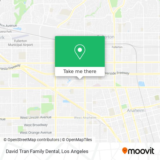David Tran Family Dental map
