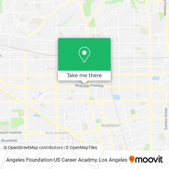 Mapa de Angeles Foundation-US Career Acadmy