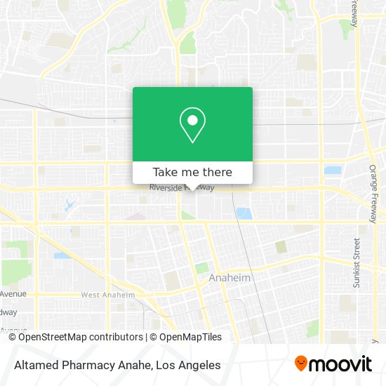 Mapa de Altamed Pharmacy Anahe