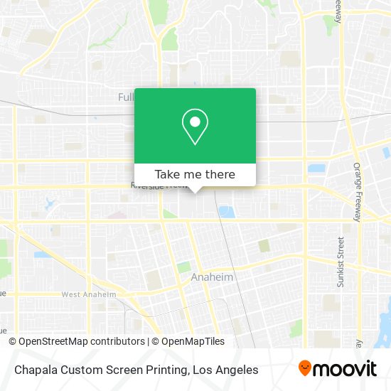Chapala Custom Screen Printing map