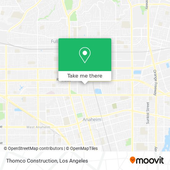 Thomco Construction map