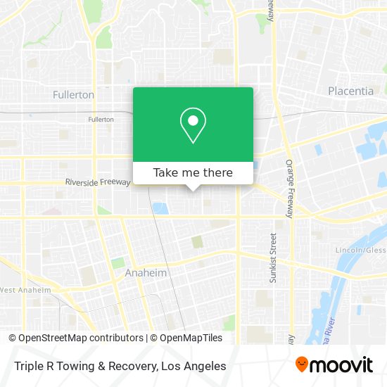 Triple R Towing & Recovery map