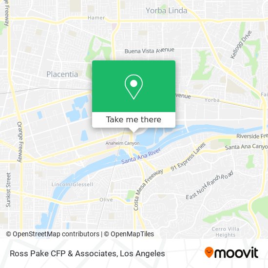 Mapa de Ross Pake CFP & Associates