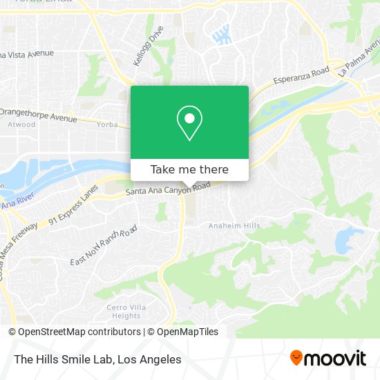 Mapa de The Hills Smile Lab