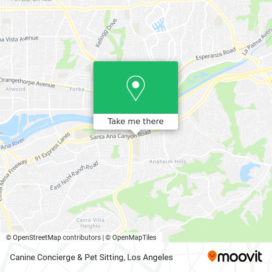 Canine Concierge & Pet Sitting map