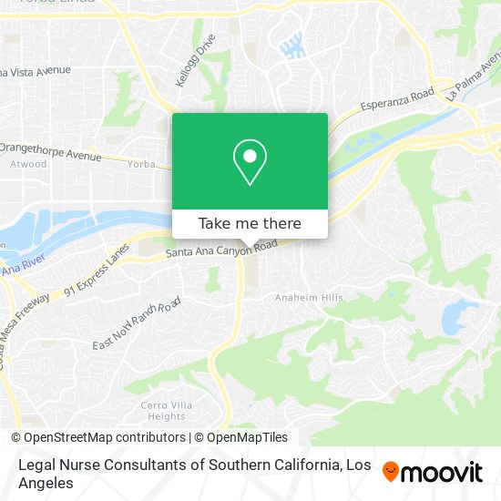 Legal Nurse Consultants of Southern California map