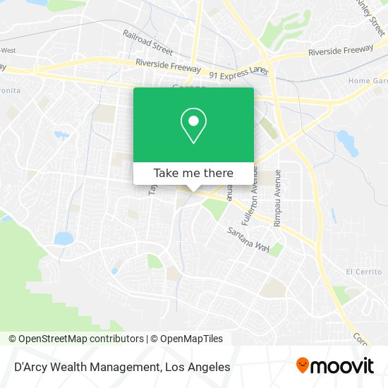 D'Arcy Wealth Management map