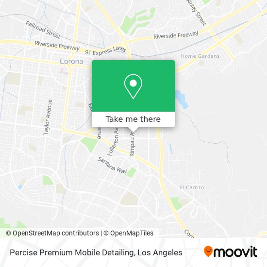 Percise Premium Mobile Detailing map