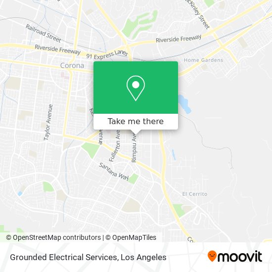 Mapa de Grounded Electrical Services