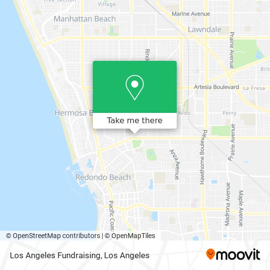 Los Angeles Fundraising map